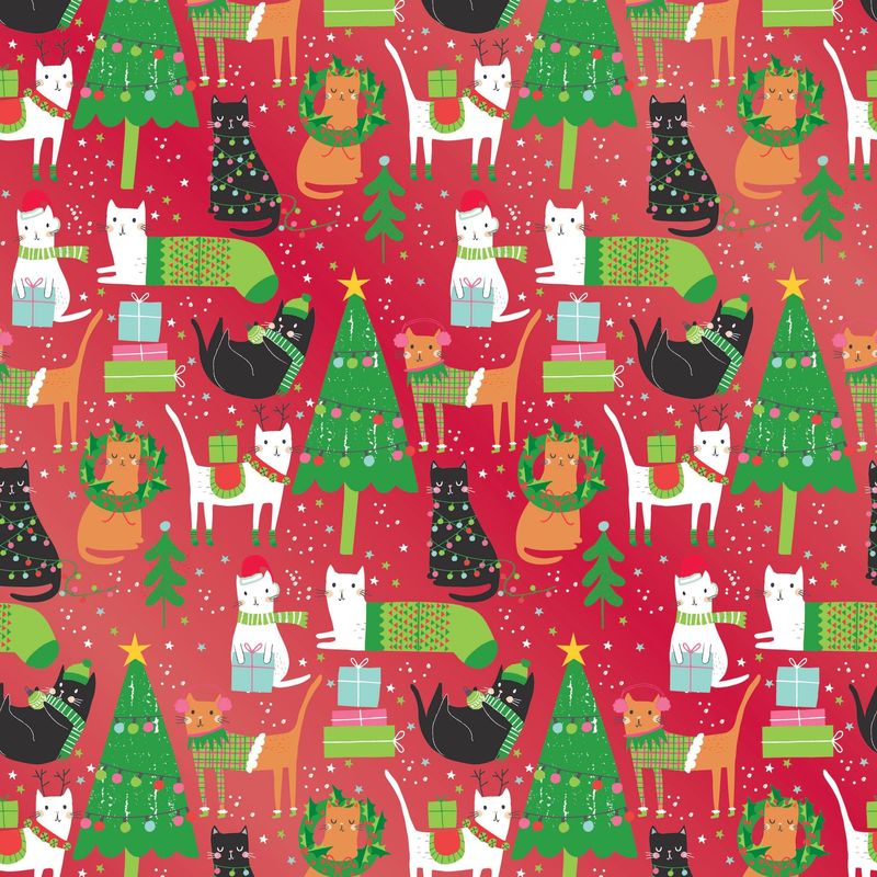 Gift Roll Wrap Frolicking Fealines