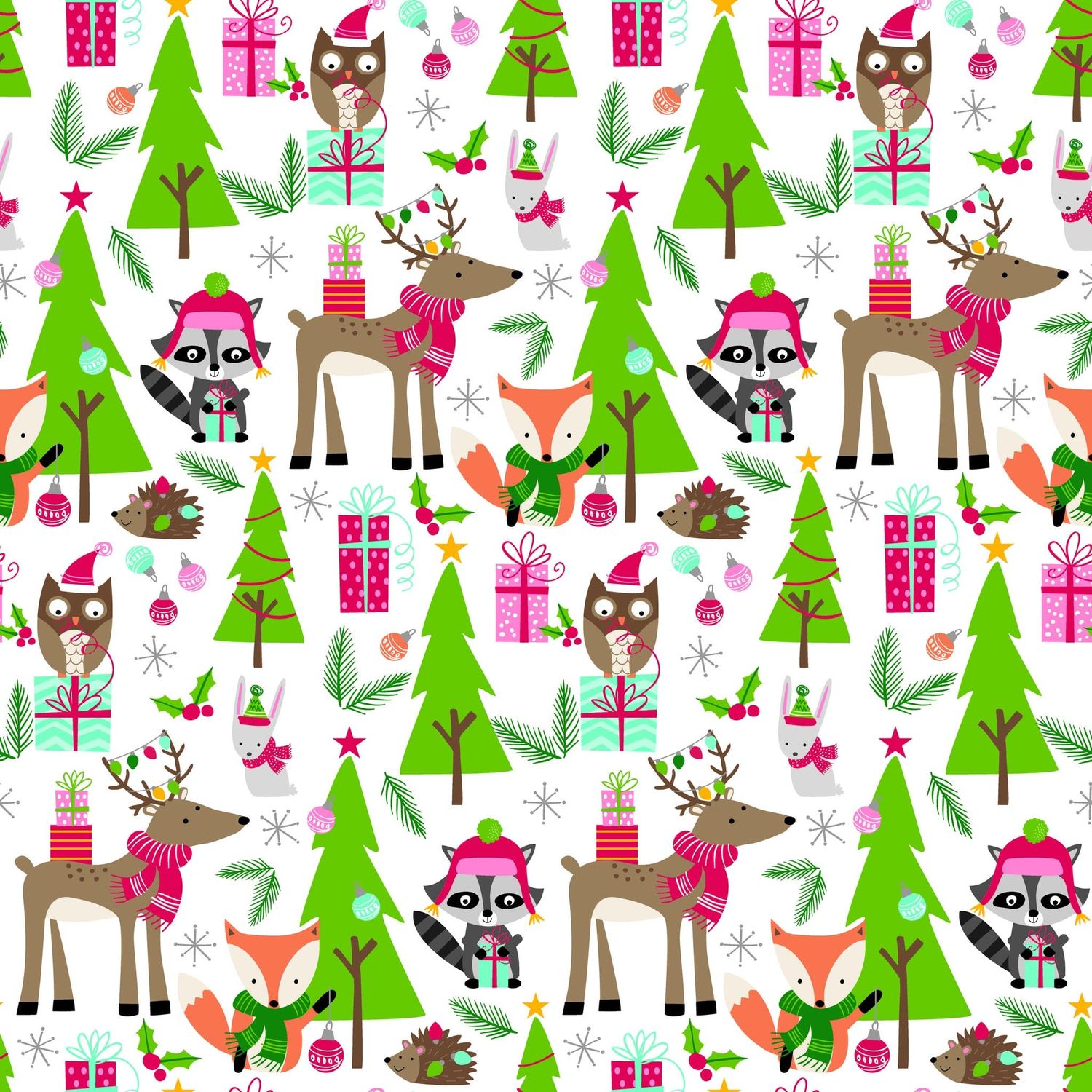Gift Roll Wrap Woodland Social