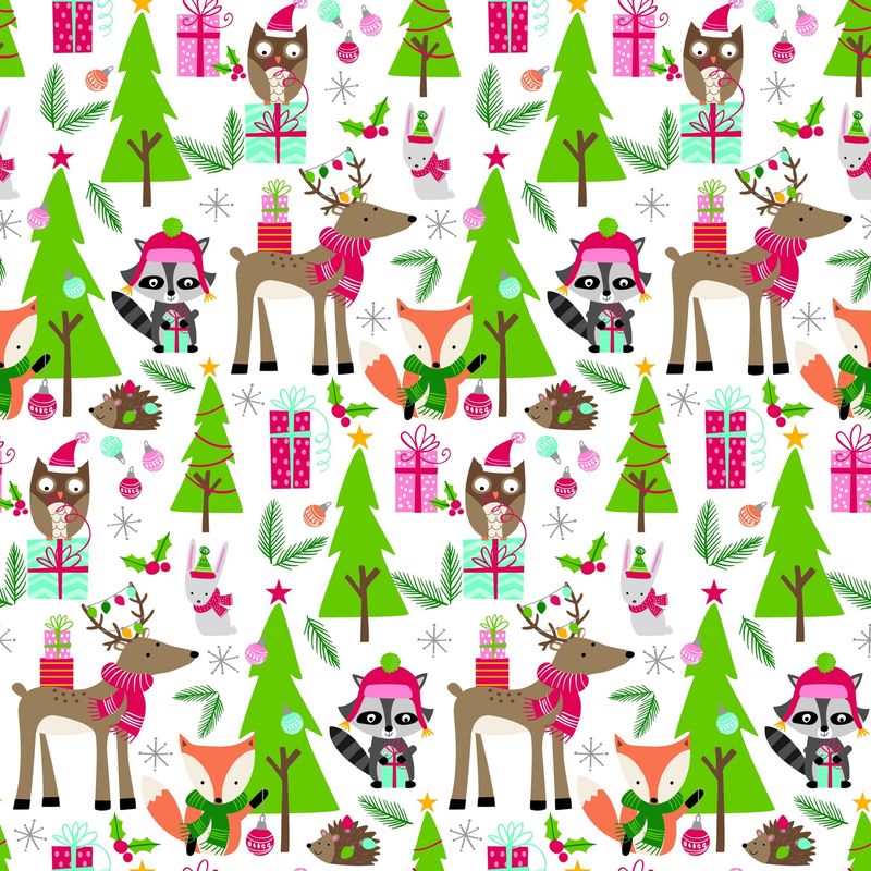 Gift Roll Wrap Woodland Social