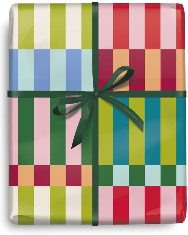 Gift Roll Wrap Seeing Stripes Block