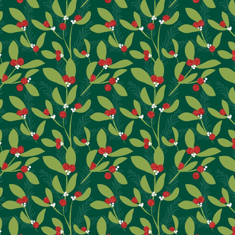 Gift Roll Wrap Whimsy Berries