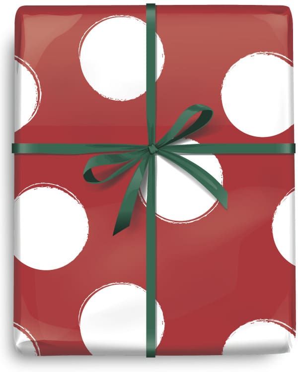 Gift Roll Wrap Cheer Dots