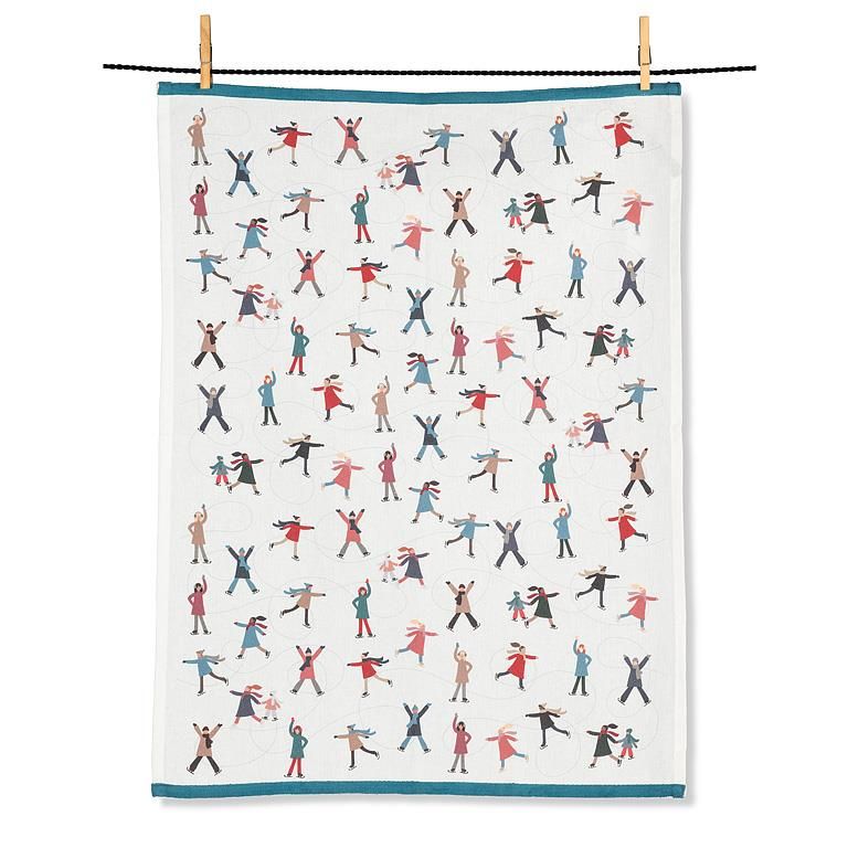 Tea Towel Twirling Skaters