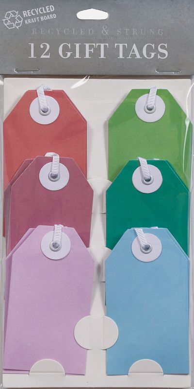 Gift Tags Seasonal Classic Recycled