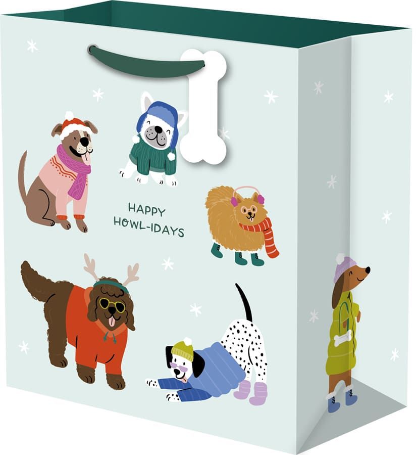 Gift Bag Small Festive pets