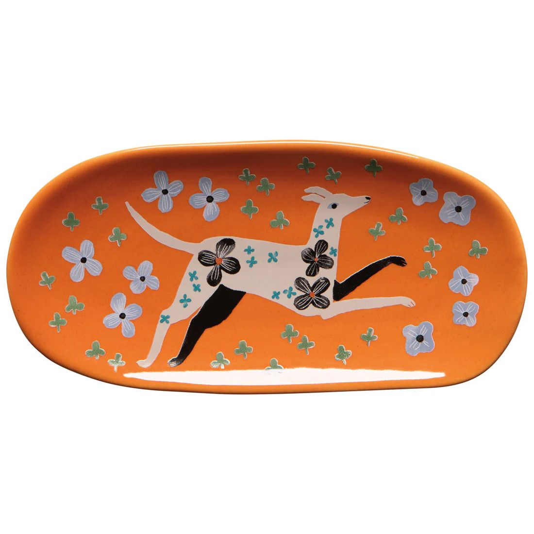Ceramic Trinket Tray Dogwood