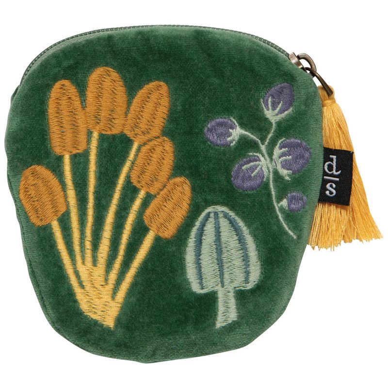 Embroidered Coin Purse Wildgrove