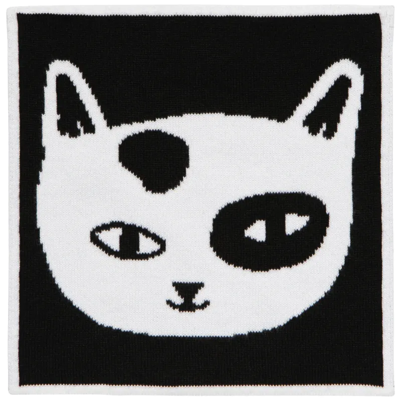Set of 3 Knit Dishcloth Feline Fine