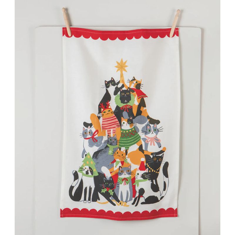 Dishtowel Decorative Kitty Carol