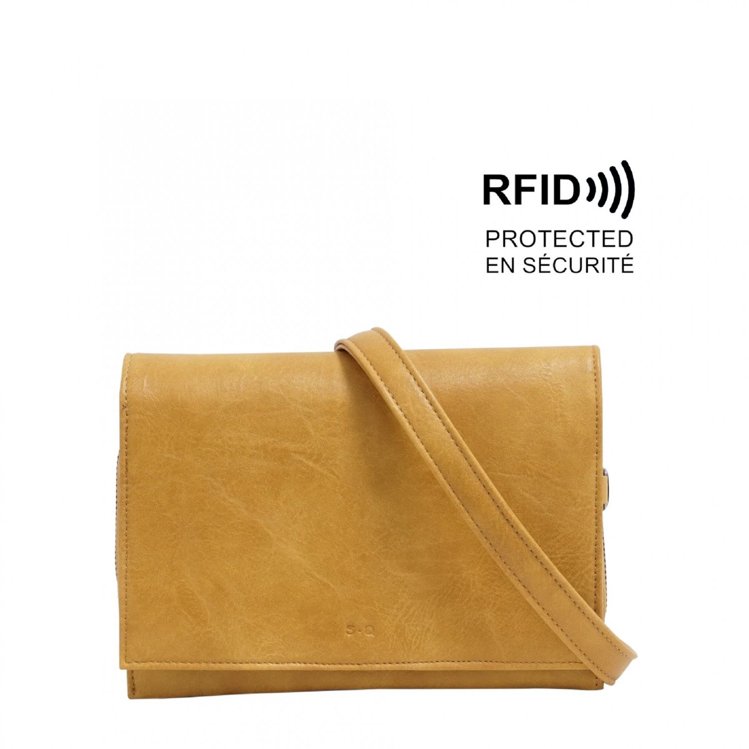 Nita Crossbody Wallet Honey Mustard