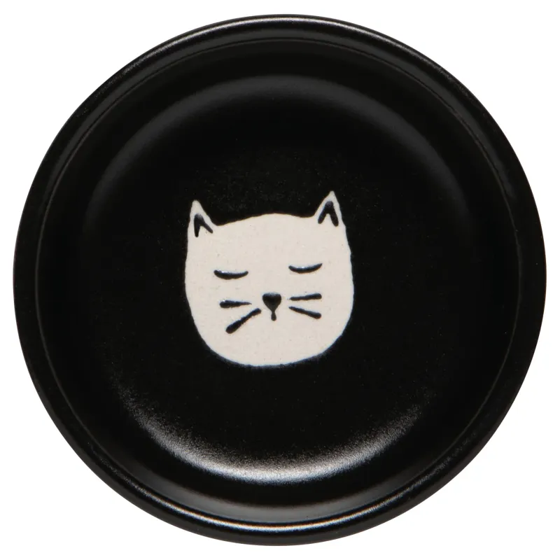 Ceramic Trinket Dish Imprint Catbloom