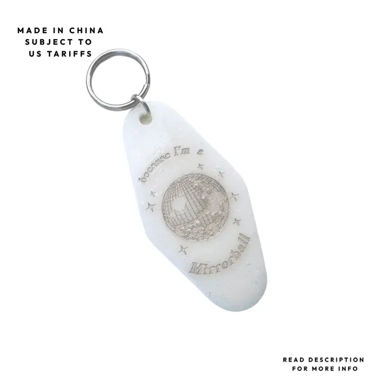 Motel Keychain MirrorBall