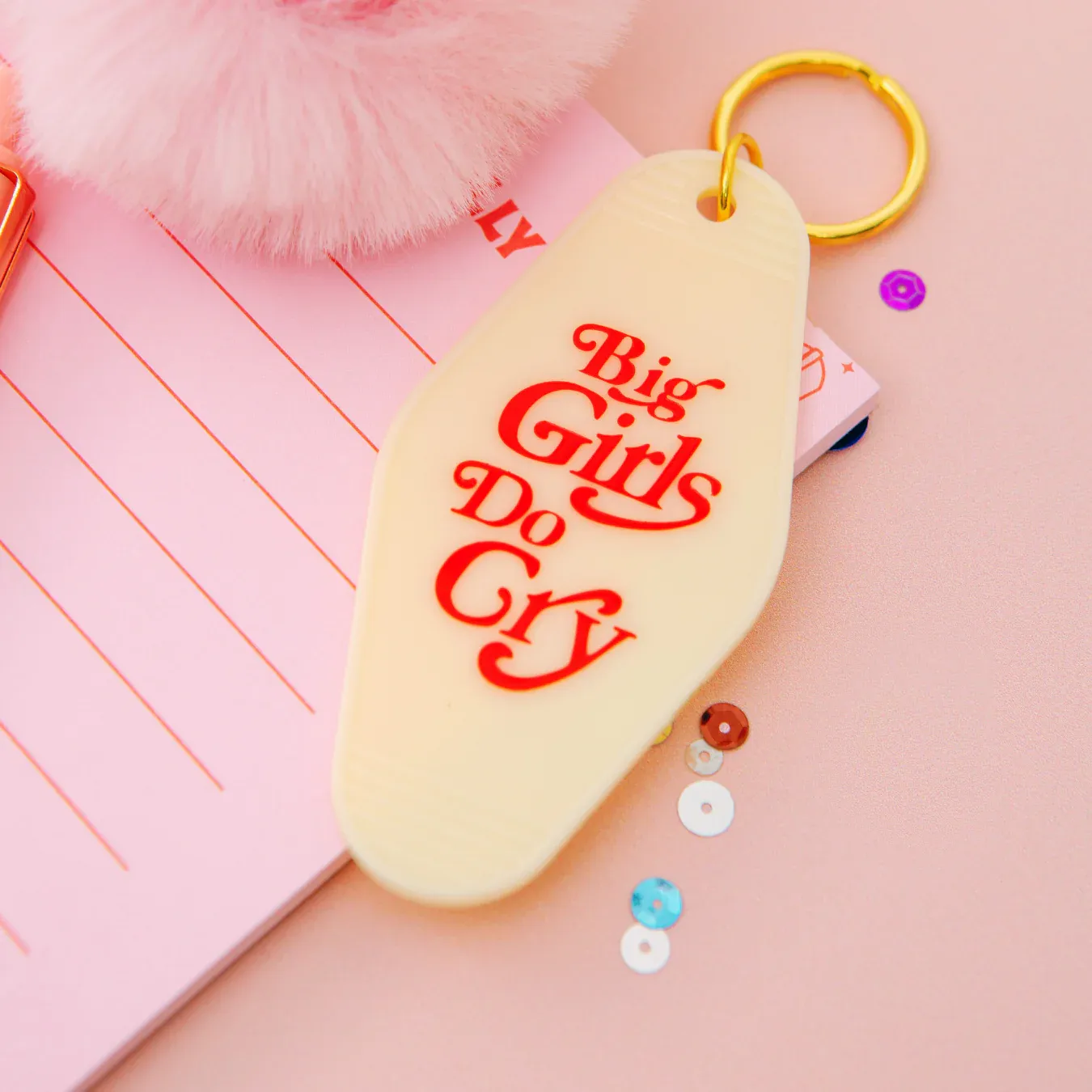 Motel Keychain Big Girls Do Cry