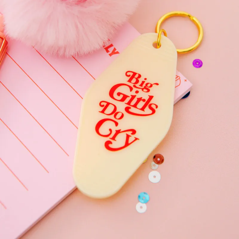 Motel Keychain Big Girls Do Cry