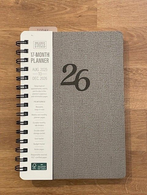 2026 Stone 17-Month Agatha Planner