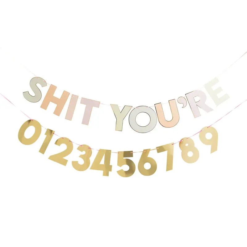 Milestone &quot;Shit You&#39;re&quot; Custom banner 2m