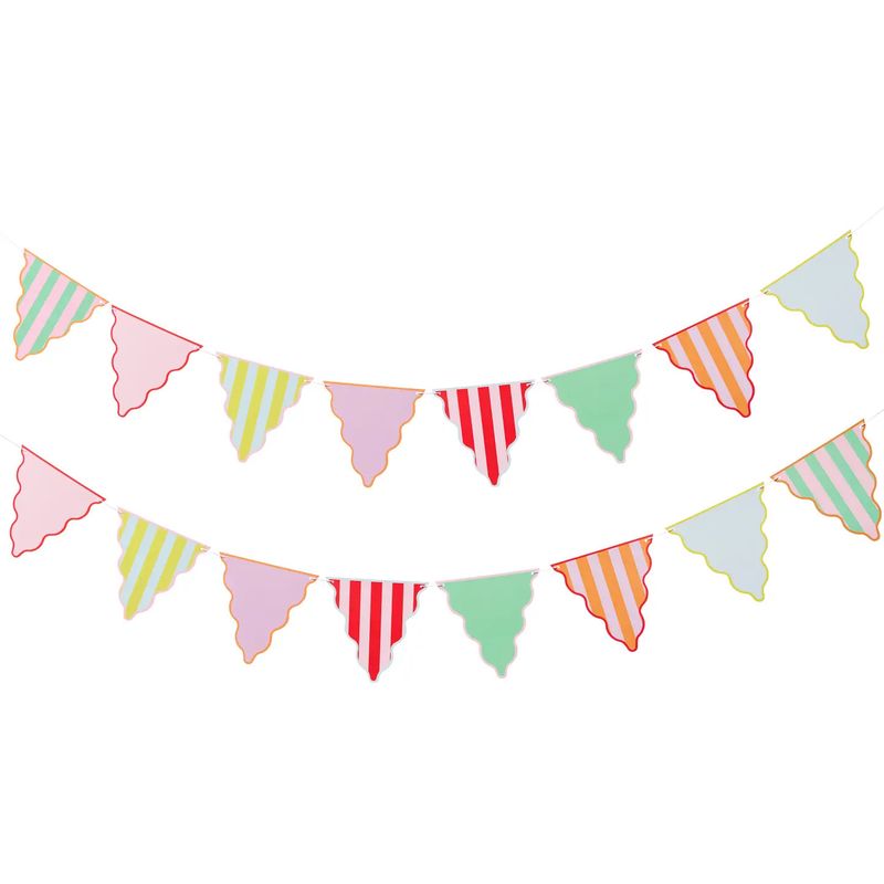 Bright Banquet Card Bunting 4m
