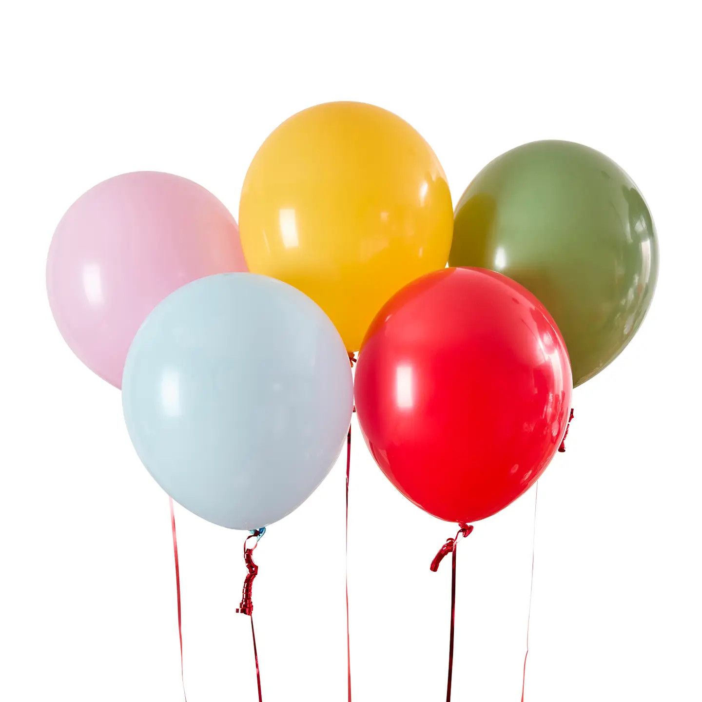 Rainbow Circus Latex 12&quot; Balloons - Pack of 5