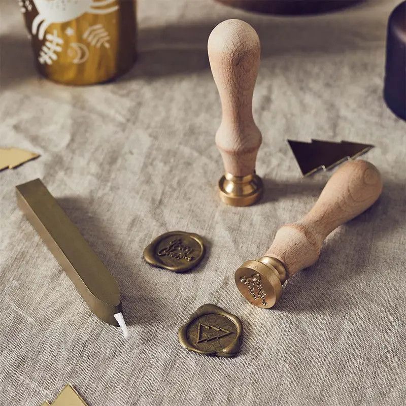 Christmas Tree Wax Stamp