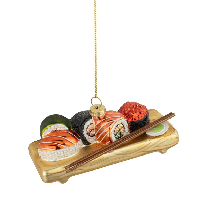 Glass Ornament Sushi Tray