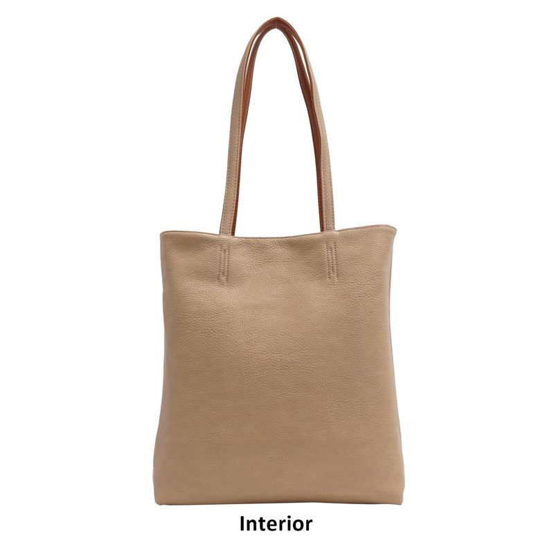 Amia 2-in-1 Reversible Tote Cognac/Tan