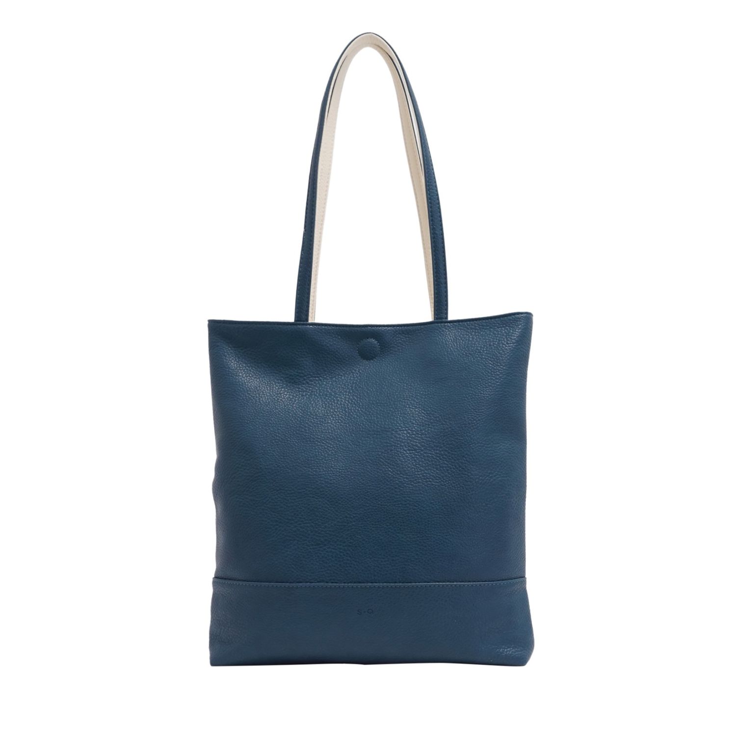 Amia 2-in-1 Reversible Tote Blue/Ivory