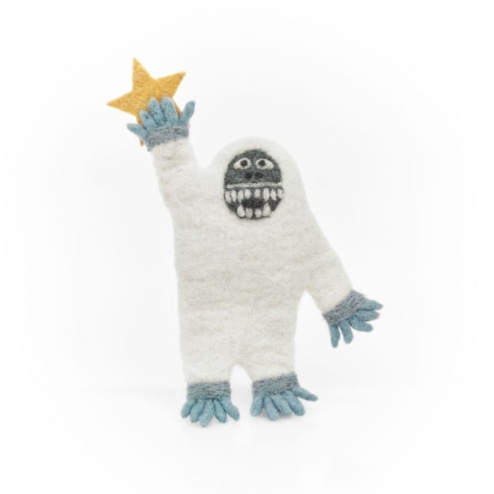 Felt Tree Topper Yeti