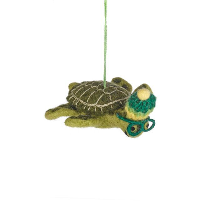 Felt Ornament  Simon the Sea Turtle