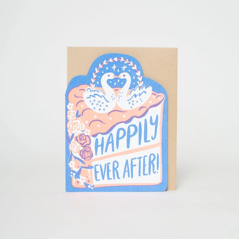 Wedding Congrats Die-cut Letterpress