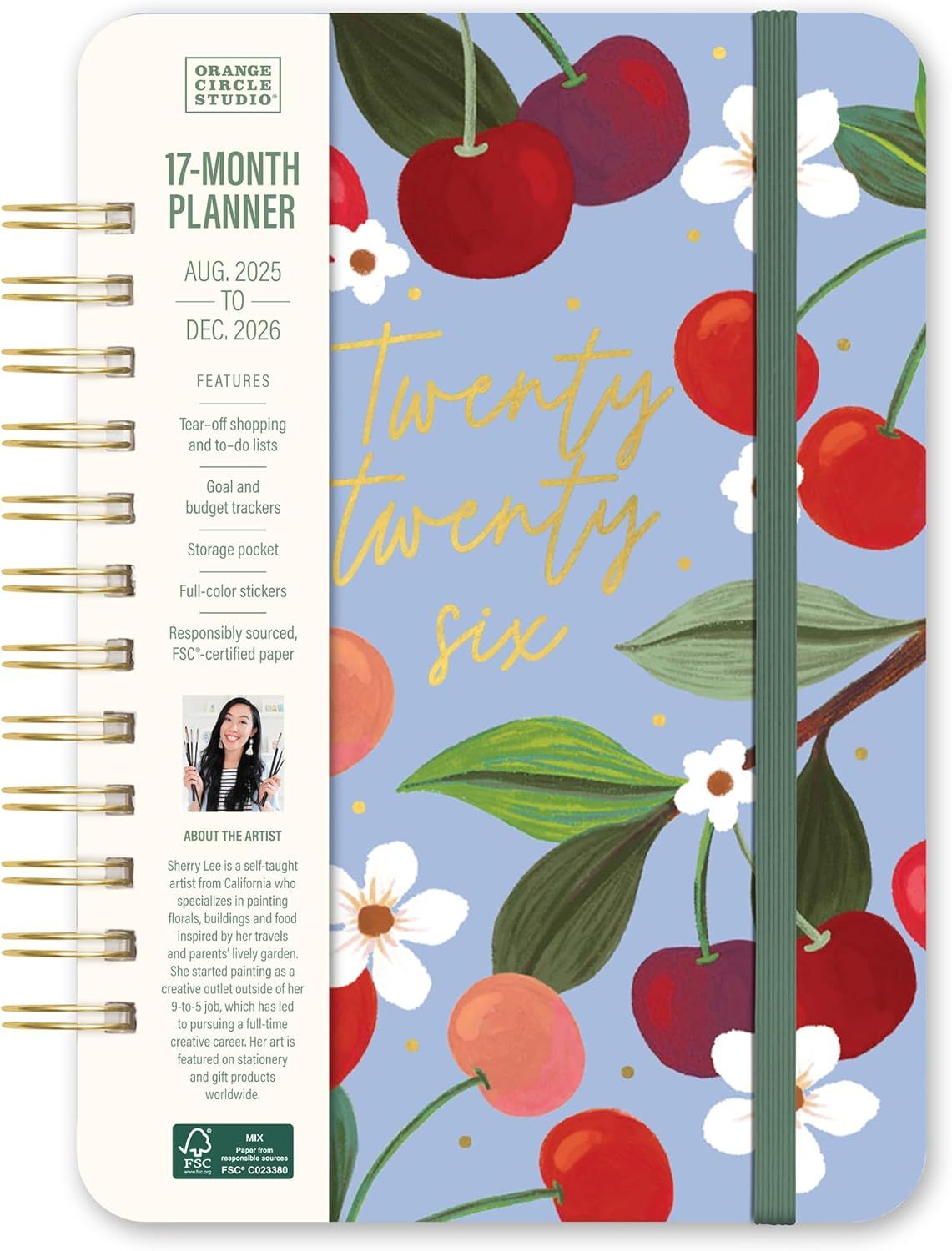 2026 Fruit &amp; Flora 17-Month Do It All Planner