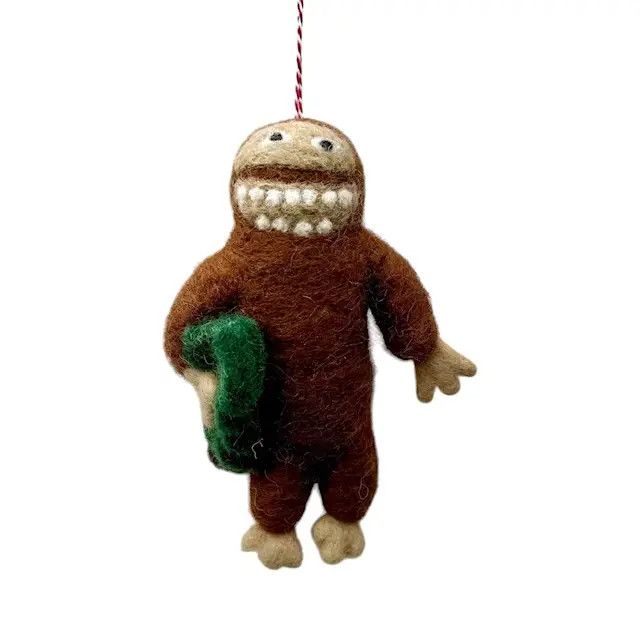 Felt Ornament Bigfoot