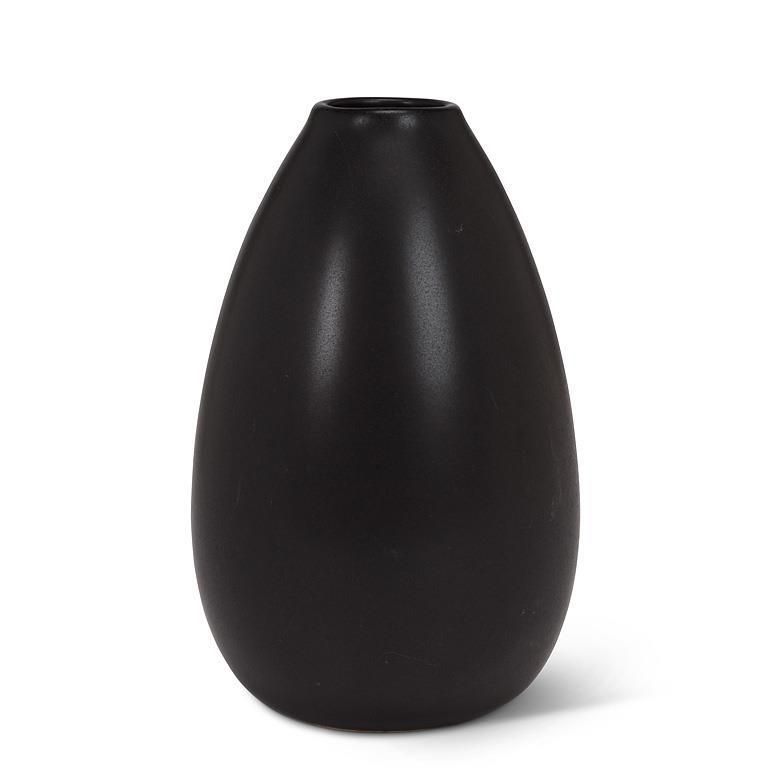 Teardrop Bud Vase Black Small