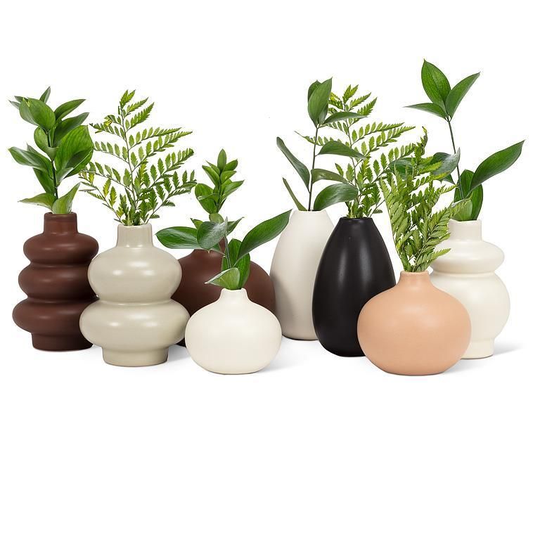 Teardrop Bud Vase Black Small
