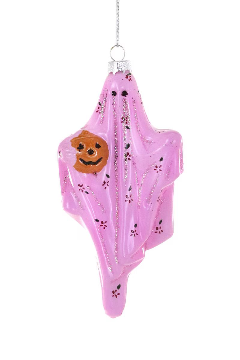 Glass Ornament Happy Haunting