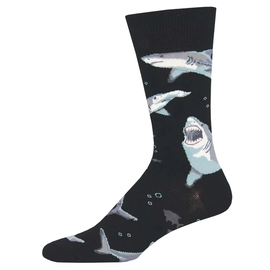 Men’s Crew Shark Chums Black