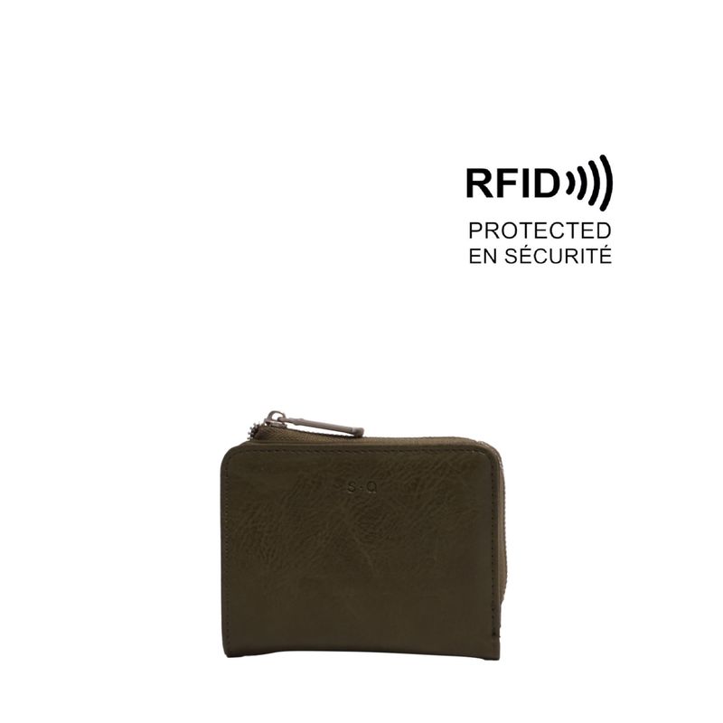 Riley Fold Wallet Olive