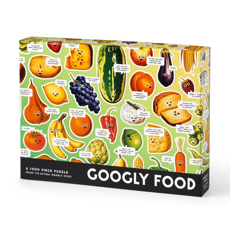 Googly Food 1000 Piece Puzzle