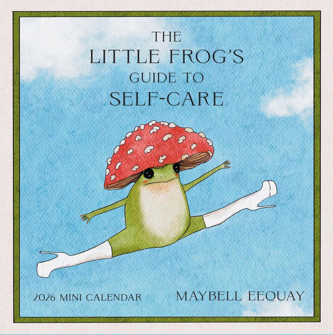 2026 Mini Wall Calendar The Little Frog&#39;s Guide to Self-Care