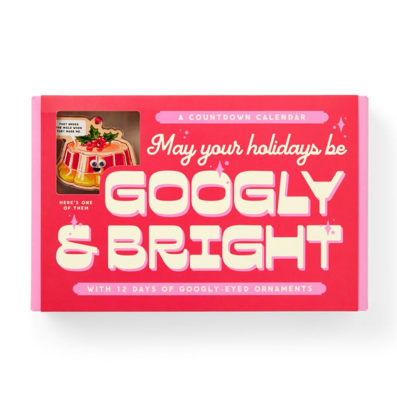 Googly &amp; Bright Holiday Ornament Countdown Calendar