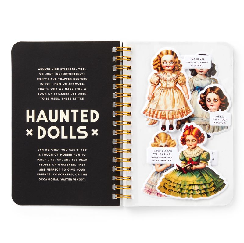 Haunted Dolls Sticker Book