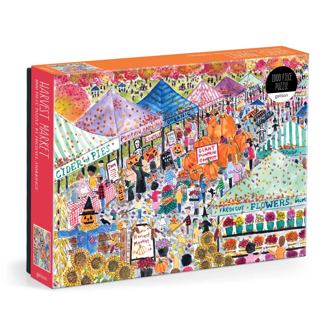 1000 Piece Puzzle Michael Storrings Harvest Market