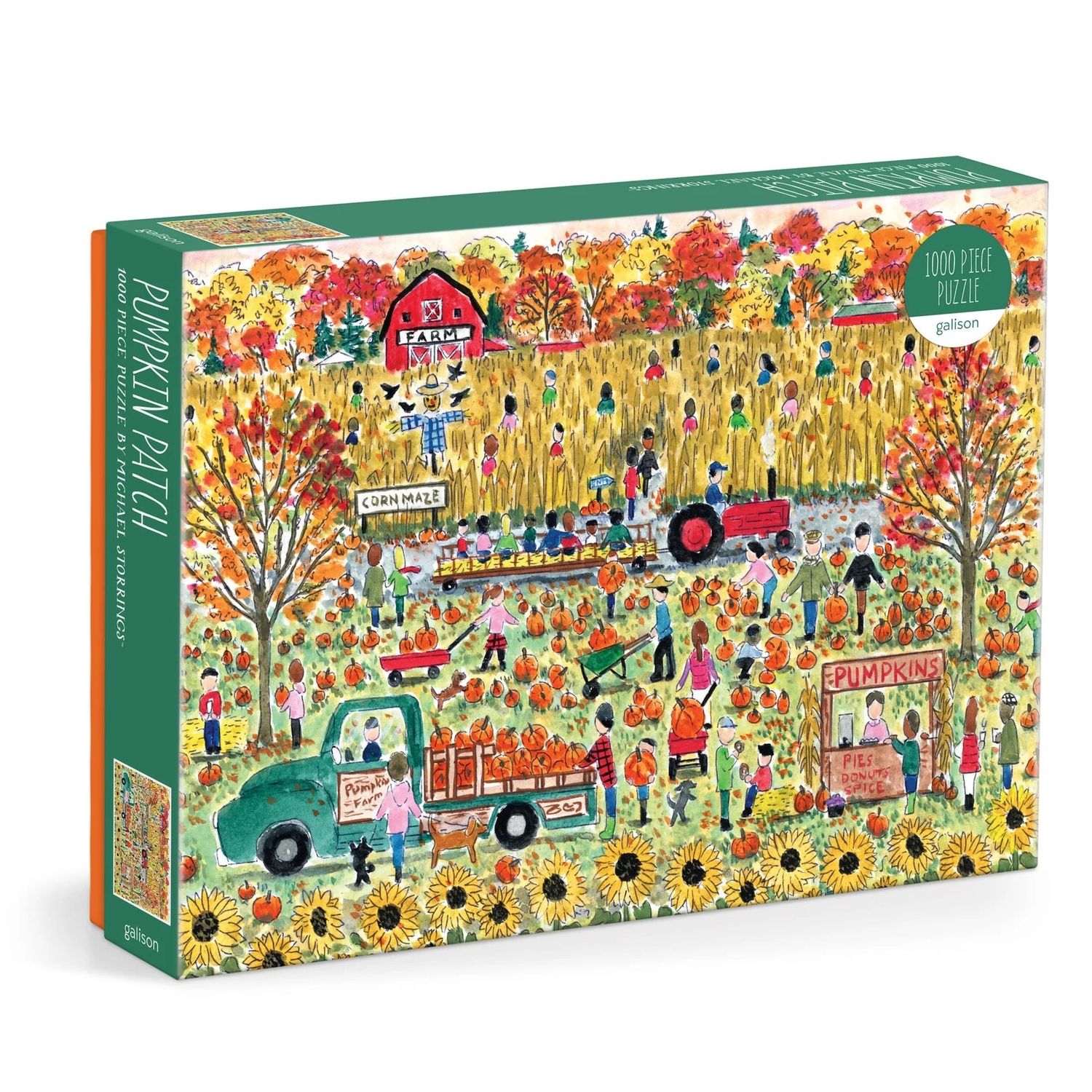 1000 Piece Puzzle Michael Storrings Pumpkin Patch