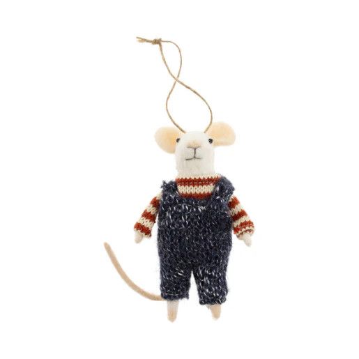 Felt Ornament Quincy Mouse