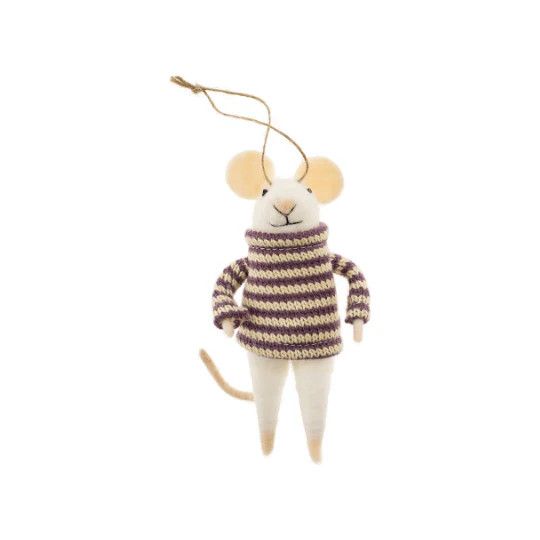 Felt Ornament Mouse Nellie