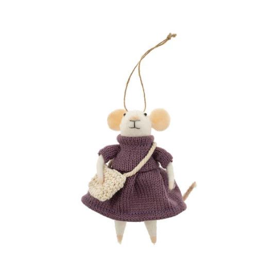 Felt Ornament Mouse Craft Fair Carla
