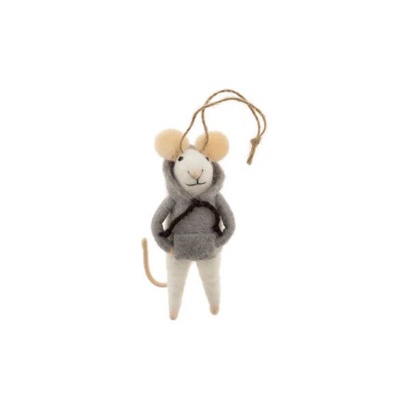 Felt Ornament Mouse Hoodie Hayden