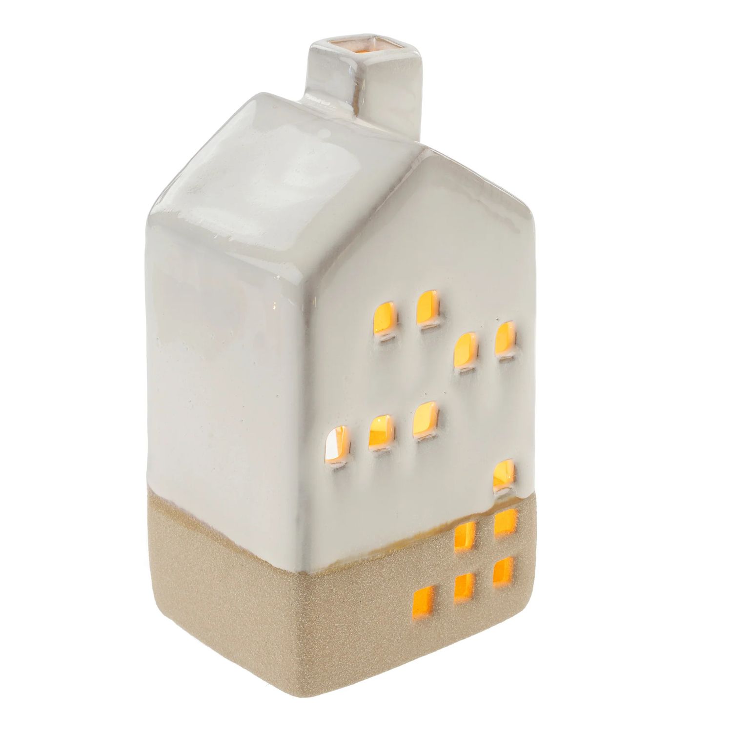 Ceramic Tea Light House Large
