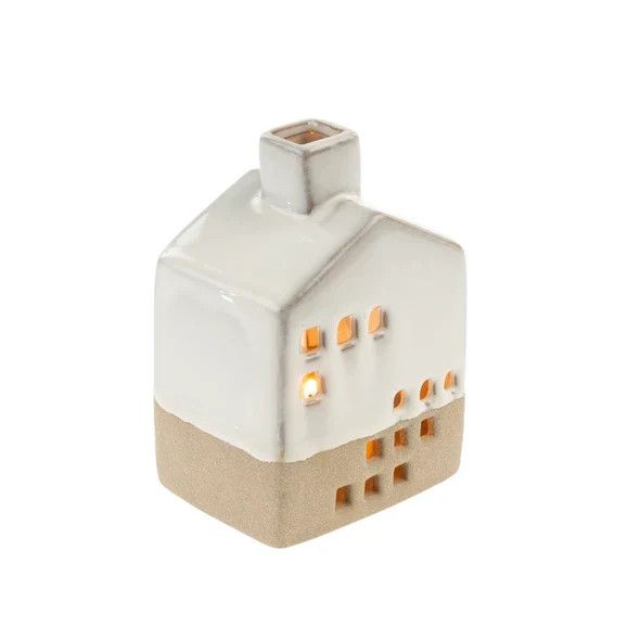Ceramic Tea Light House Medium