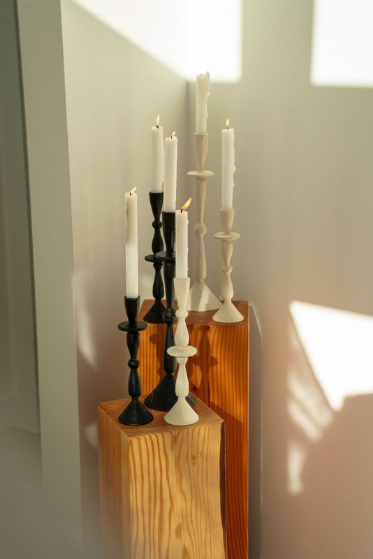 Imani Candle Holder Large White
