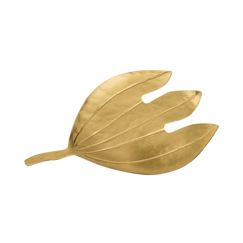 Trinket Dish Brass Monstera Leaf